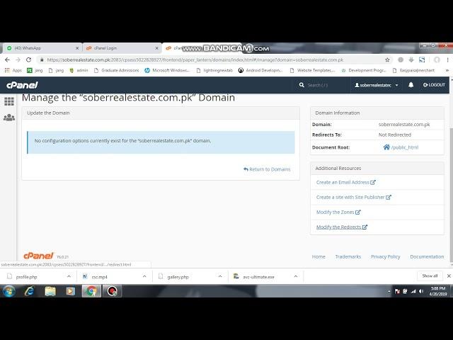 How to Redirect a domain to a specific URL| Cpanel