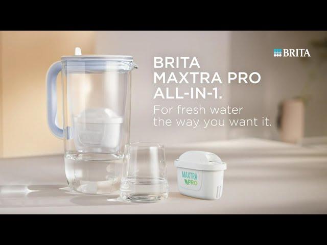 BRITA MAXTRA PRO ALL-IN-1 - the most sustainable BRITA filter ever.