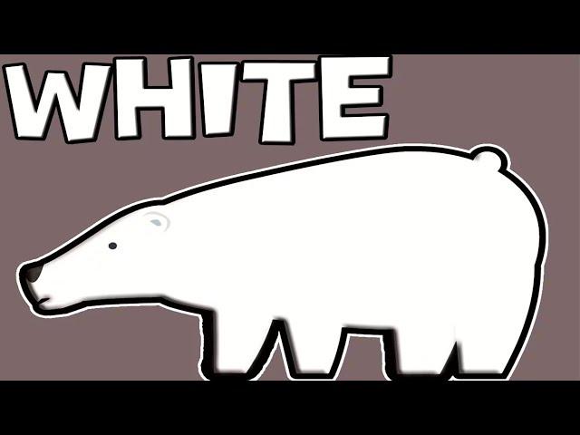 Learn the COLORS for Kids | WHITE | Educational Videos for Toddlers