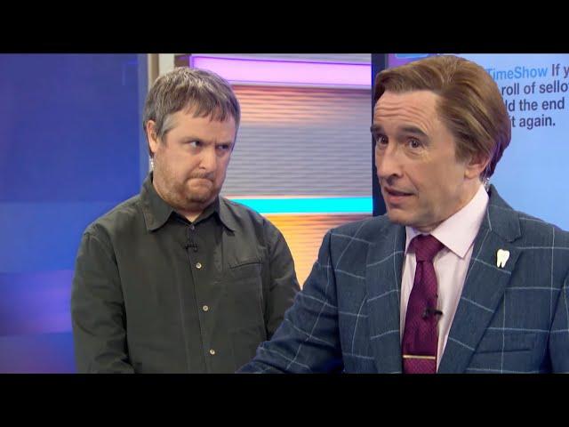 Sidekick Simon Struggles with the Smart Screen | This Time with Alan Partridge | Baby Cow