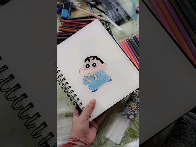 shinchan drawing part-2 #shorts #ytshorts #viral #art #drawing #trending #painting #shinchan #anime