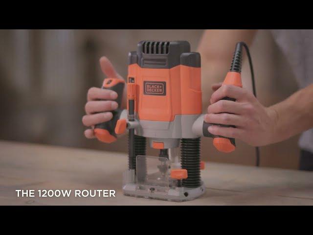 hormná frézka Black&Decker KW1200EKA