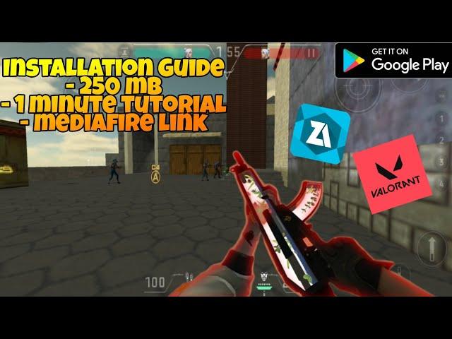 How To Install Valorant Mobile V1 Installation Guide | CS 1.6 Android Mod [250 MB]