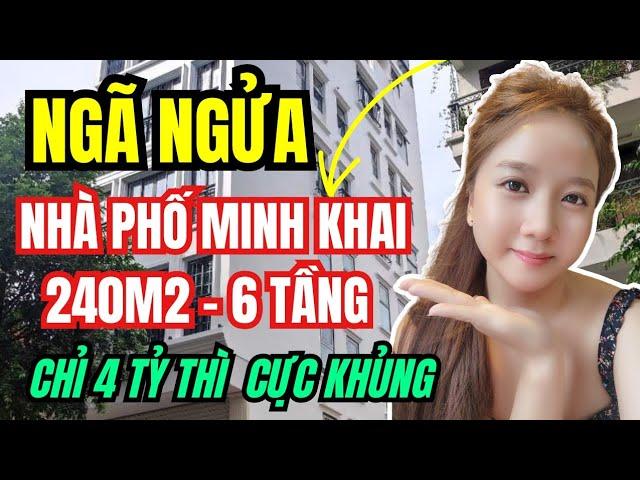 TẬP 59. [ NHANH TAY THÌ CÒN ] ĐẸP TỈ MỈ HOA HẬU NHÀ PHỐ MINH KHAI  6 TẦNG THANG MÁY