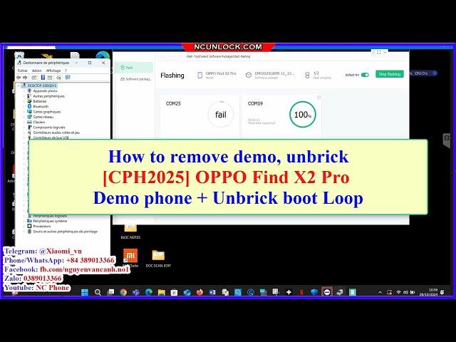 How to remove demo, unbrick OPPO Find X2 Pro (CPH2025) Demo phone - Unbrick boot Loop