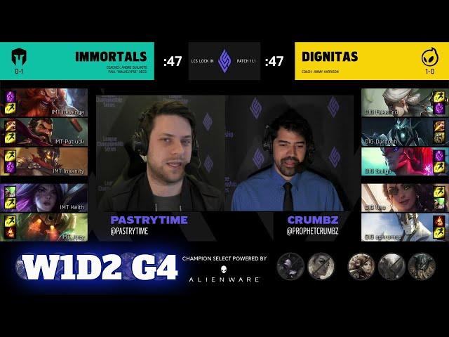 Immortals vs Dignitas | Day 2 LCS Lock In 2021 Groups | IMT vs DIG