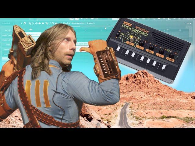 Using the Korg Monotron as a Pip-Boy (to make a beat)