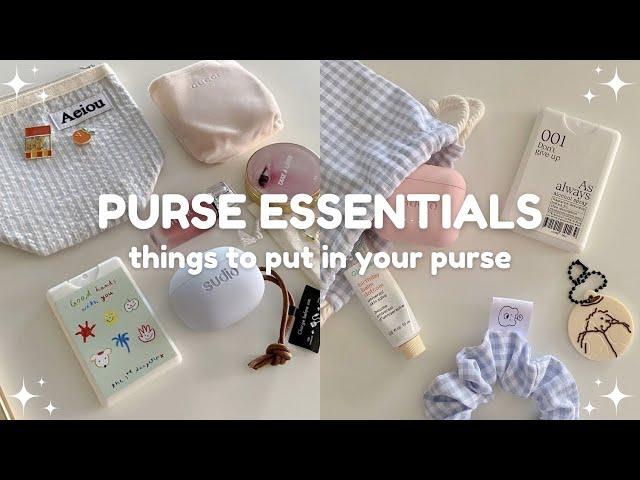 things to put in your purse  purse essentials