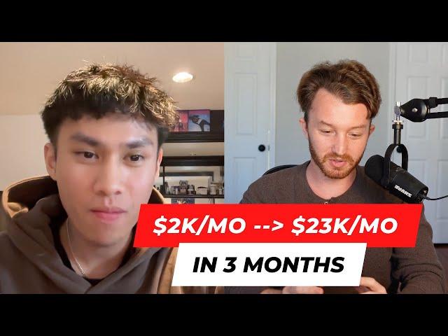 From $2k/mo to $23k/mo in 90 days - Client Ascension student Steven