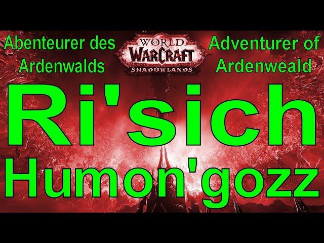 WoW - Ri'sich / Humon'gozz - Mount - Waldschlucker / Arboreal Gulper - Abenteurer des Ardenwalds