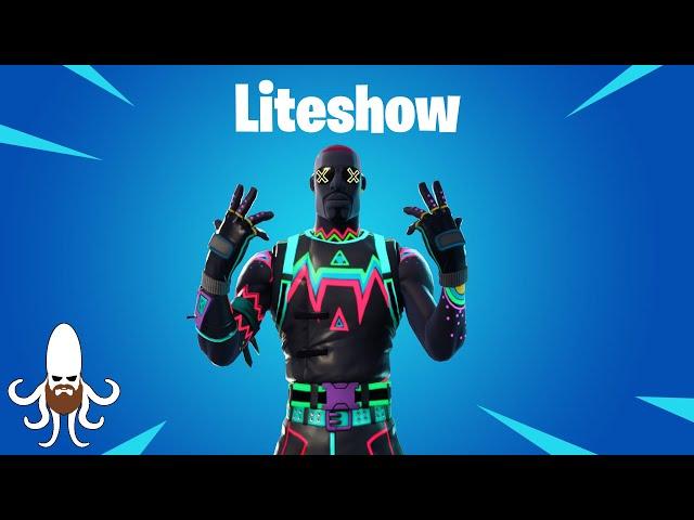 Liteshow Skin Review & Gameplay - Fortnite - Watch Before Buying!