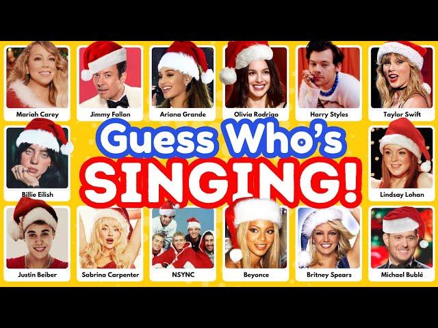 Can You Guess Who's Singing? Christmas Edition!