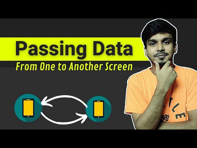 Passing Data From One to Another Screen and Previous screen to First Screen Flutter | Hindi