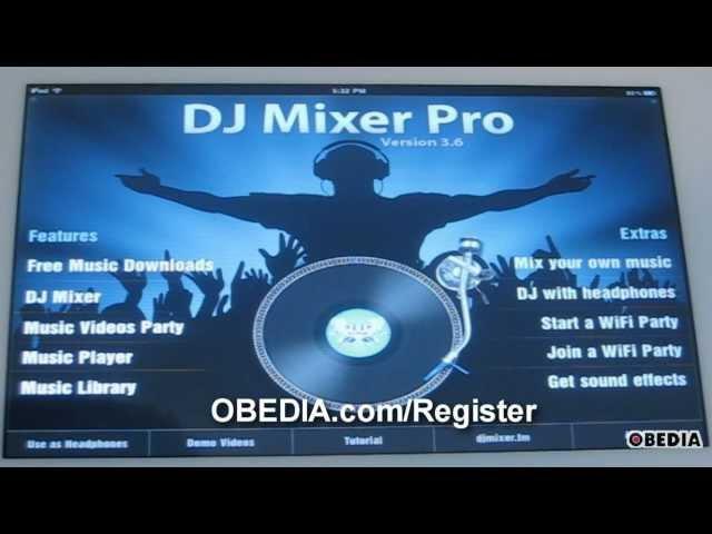 Apple iPad Tutorial: DJMixer Pro app