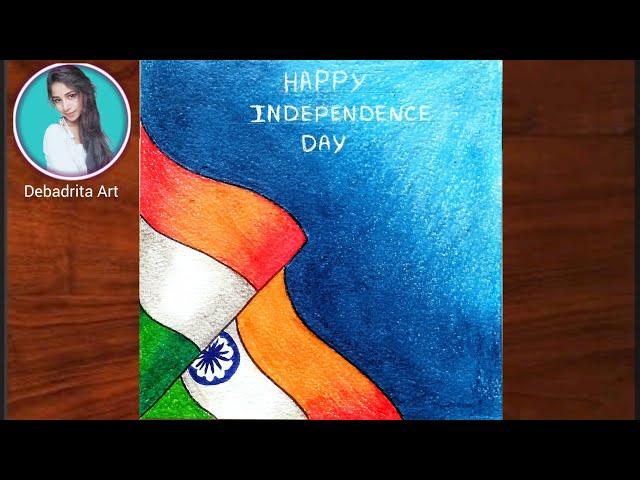 Independence Day special drawing for Beginners || Debadrita Art