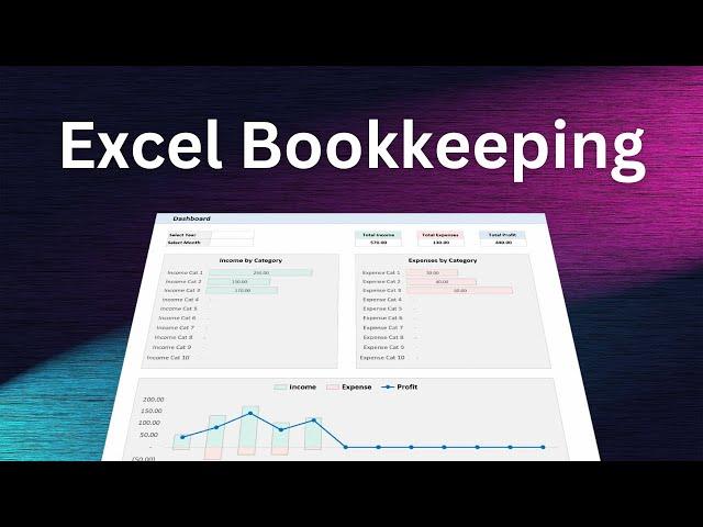 How to Make a Simple Bookkeeping Template in Excel