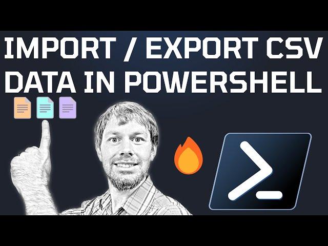 PowerShell Tutorial: Import & Export CSV Data ⌨️  DevOps | Automation | Developer