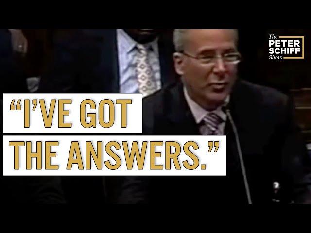 Peter Schiff Explains Insurance to A Congressman