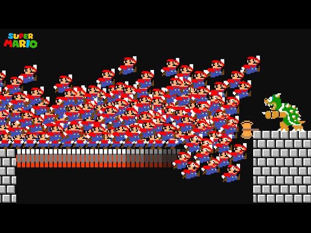 Mario Bros But with 999 Mario's At Once