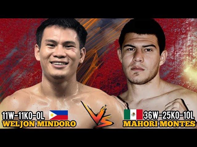 June 21 2024: 12w-12ko-0L na Sa Kanyang Debut sa U.S - WELJON MINDORO(Ph) Vs MAHORI MONTES(Mexico).