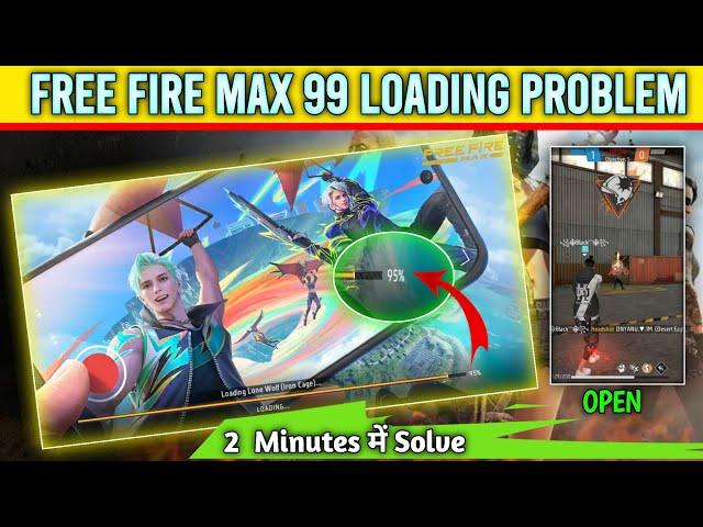 Free Fire 99 LOADING Problem solve  || How to fix FF 99 % Game Loading Problem  || FF network Issue