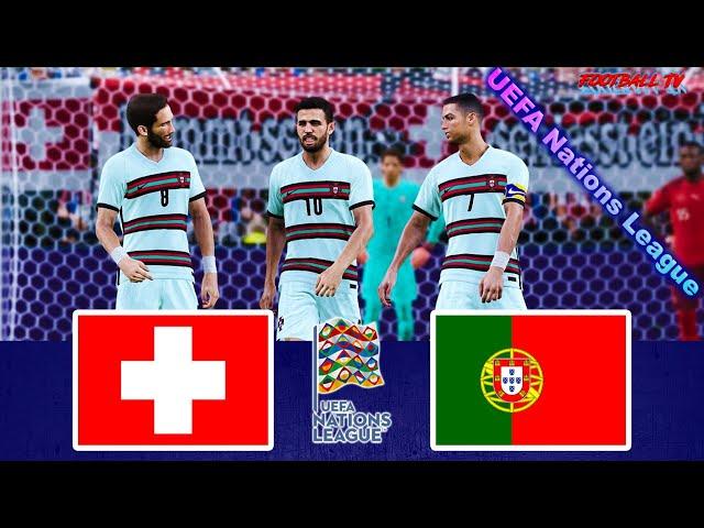 PES 2021 | Switzerland vs Portugal | UEFA Nations League 2022 | Full Match eFootball Gameplay PC