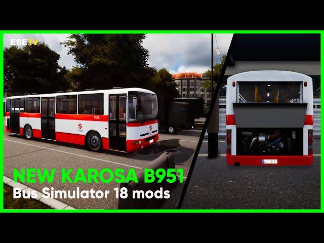 New Karosa B951, Bus Simulator 18 mod showcase