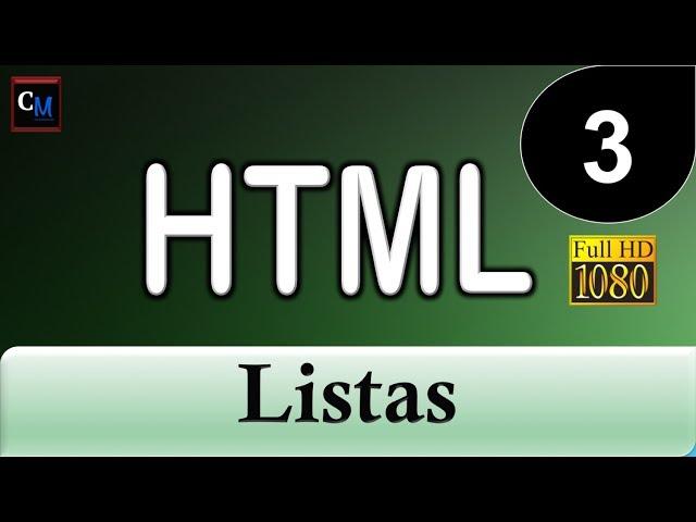 Curso de HTML [Curso HTML Básico] 03 - Listas