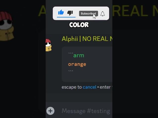 How to Make COLORED MESSAGES on Discord! #shorts