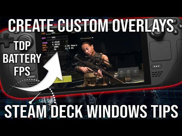 How to Create Your Own Performance Overlays! | Steam Deck | ROG Ally | Ayaneo