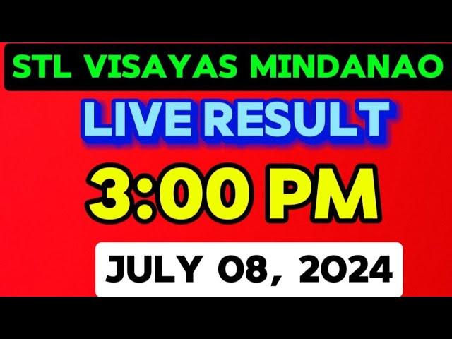 STL MINDANAO VISAYAS 3PM RESULTS TODAY JULY 8, 2024