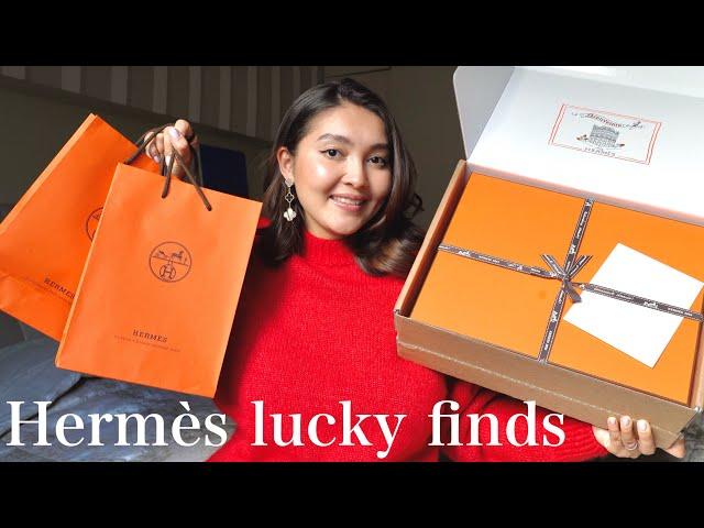My recent Hermès scores  Feeling very lucky at the Hermès boutique | Unbox with me