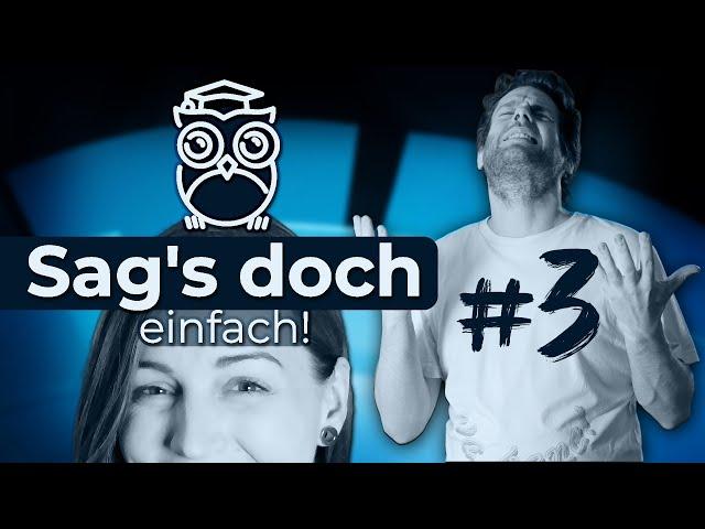 Sag's doch einfach, du Nasenbär! Das unverschämt schwere Quiz #3 | ONLY CONNECT German / Deutsch