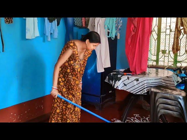 Bed And Floor Cleaning | how to clean laminate floors | deep cleaning room
