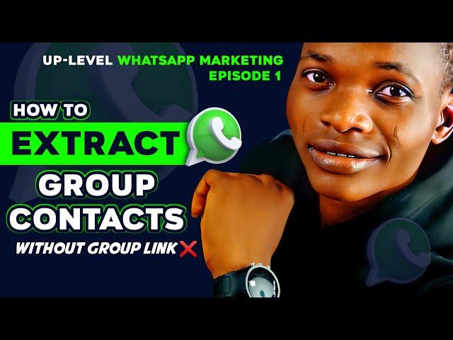 How to Extract Numbers From WhatsApp Group Without Link - WhatsApp Group Extractor Pro App