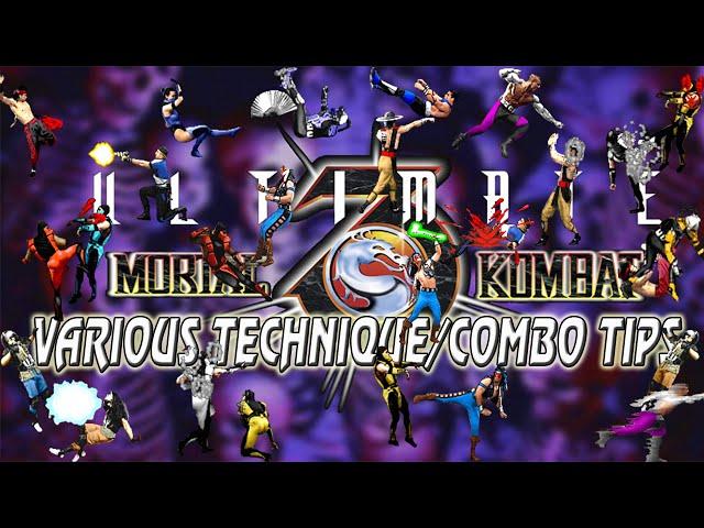 UMK3 Various Technique/Combo Tips Tutorial [Eng/Spa]