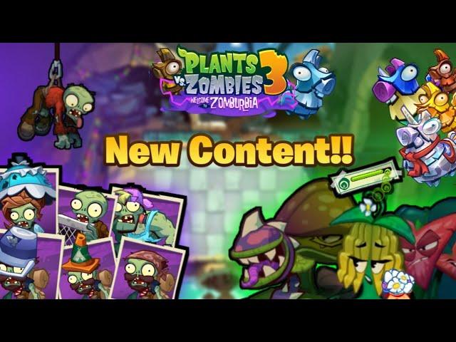 New LEAKED Content! New Plants, New Zombies, New Intro and More! - Plants vs. Zombies 3