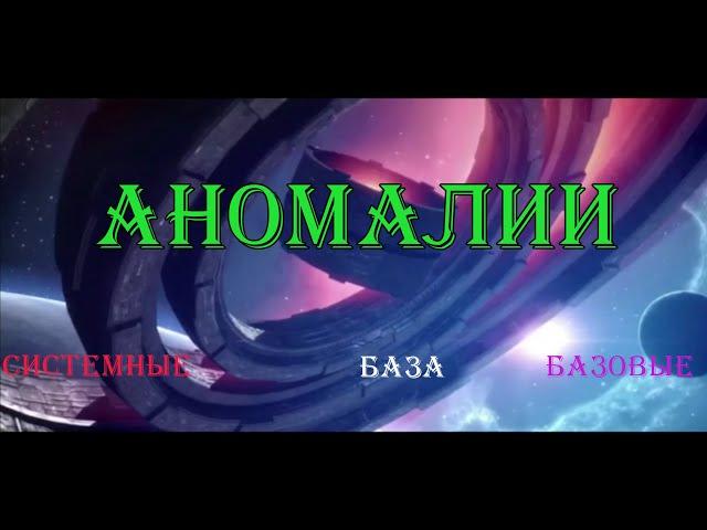 Гайд по аномалиям|eve echoes