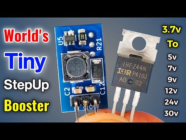 how to make 3.7v step up boost converter Adjustable 5v, 7v, 9v, 12v, 24v, 30v