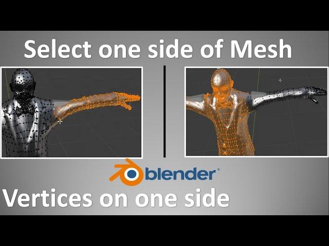 select all vertices on one side blender, blender selection tips,blender selection shortcuts vertices