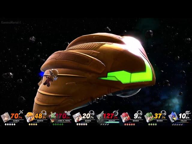 SSBU: Kamui Vs. Mario Vs. King K.Rool Vs. Mario Vs. Ridley Vs. Mario Vs. Mario Vs. Falco