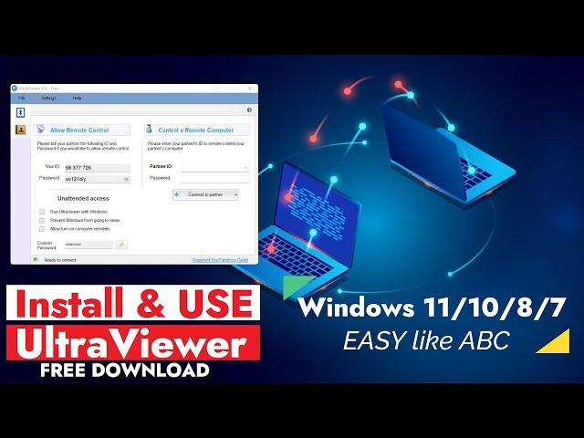 How to Install UltraViewer on Windows 11 - TeamViewer & AnyDesk Alternative | FREE Download 2023