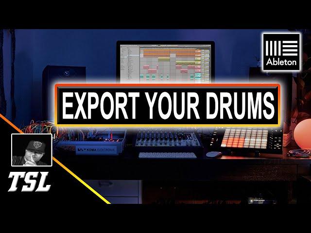 Ableton Live 11 Tutorial | How To Export Your Drum Tracks Separately From Drum Rack