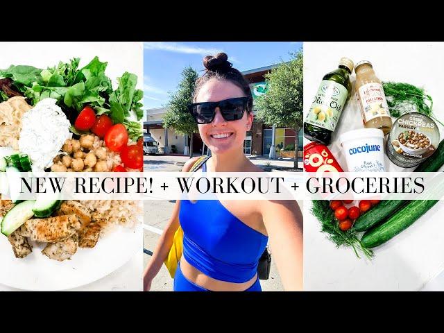 NEW Greek Bowls Recipe! Gluten-Free, Dairy-Free || Daily Vlog, Solidcore, Grocery Shopping,