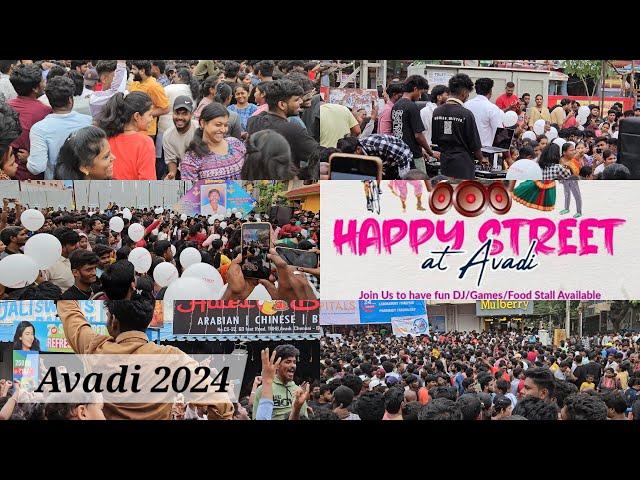 Happy Street Avadi 2024 | Dance, Music, Event | Celebration | Colorful and Happy Sunday