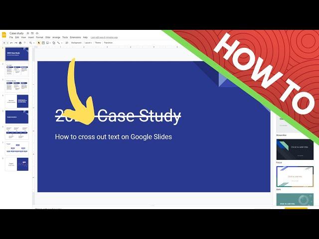 How to Use the Strikethrough or Cross Out Text Feature in Google Slides