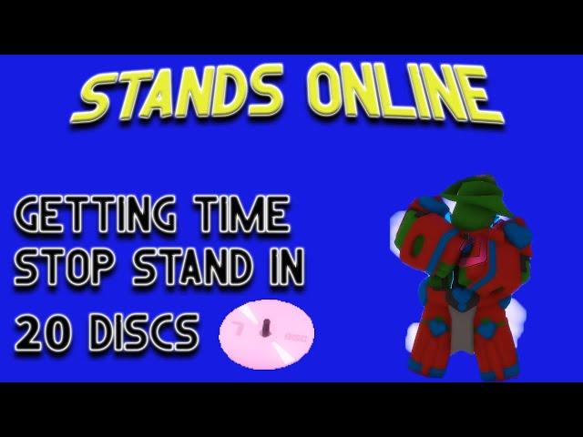 How to get Time Stop in Stands Online? | Stands Online | ROBLOX