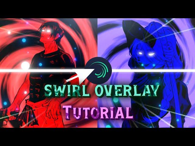 swirl overlay tutorial || alight motion || preset/Xml || #6k