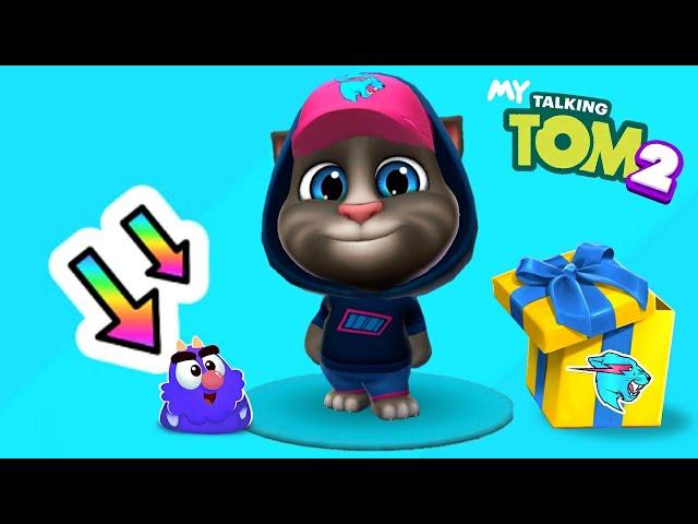 My Talking Tom 2 Mrbeast Outfit unlocked Update Gameplay (Android,iOS) HD