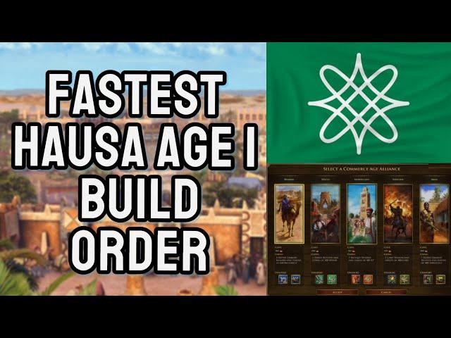 Fastest Hausa Age I Build Order [AOE3:DE]